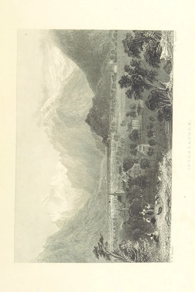 An illustration from Switzerland. Illustrated in a series of views taken expressly for this work by W. H. Bartlett. [With a map, 1836, leaf 127