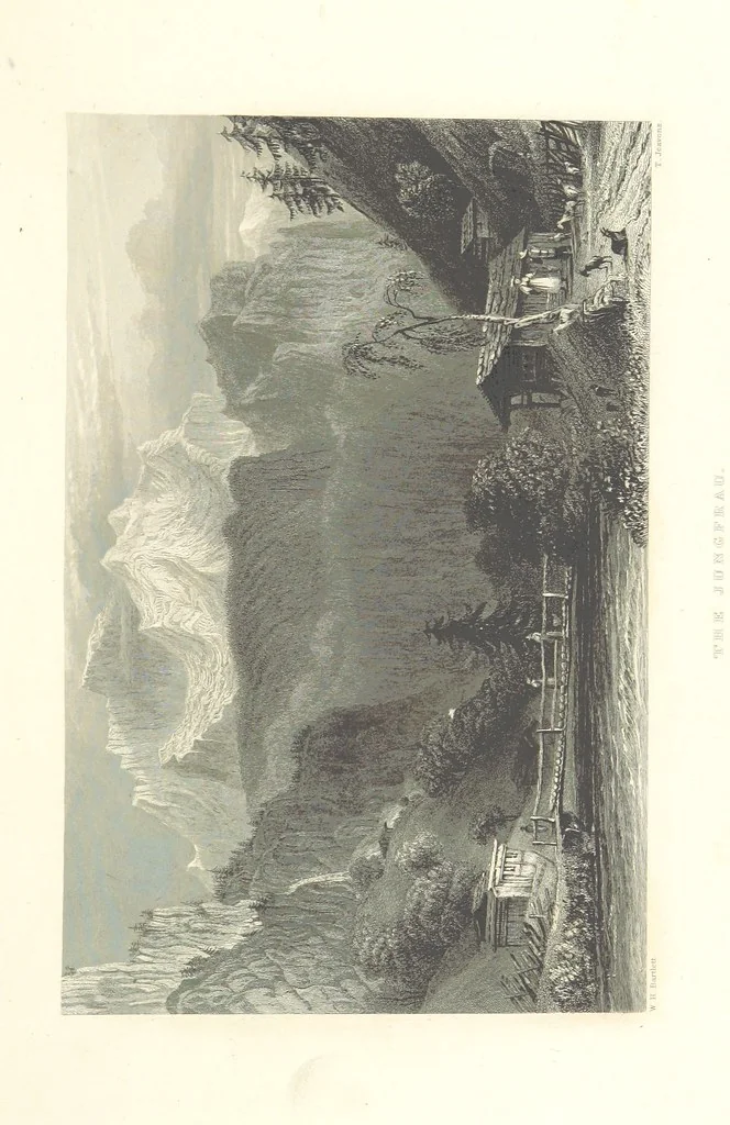 An illustration from Switzerland. Illustrated in a series of views taken expressly for this work by W. H. Bartlett. [With a map, 1836, leaf 145