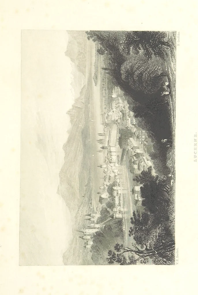 An illustration from Switzerland. Illustrated in a series of views taken expressly for this work by W. H. Bartlett. [With a map, 1836, leaf 167