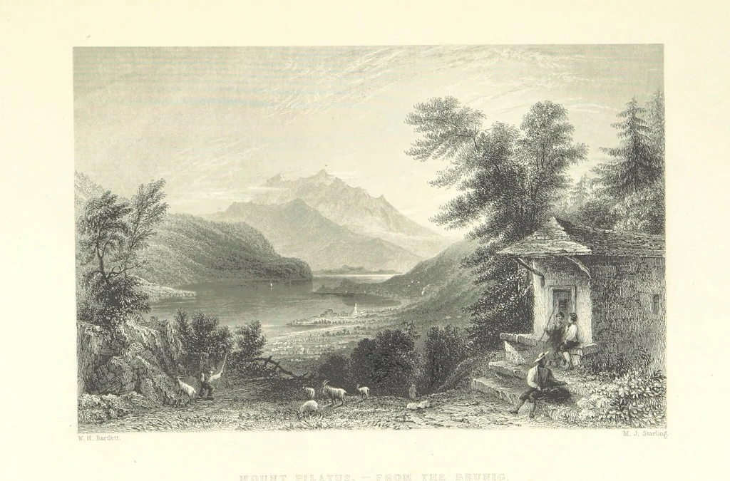 An illustration from Switzerland. Illustrated in a series of views taken expressly for this work by W. H. Bartlett. [With a map, 1836, leaf 186
