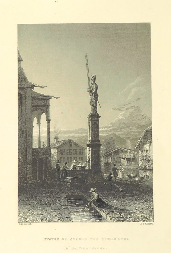 An illustration from Switzerland. Illustrated in a series of views taken expressly for this work by W. H. Bartlett. [With a map, 1836, leaf 190