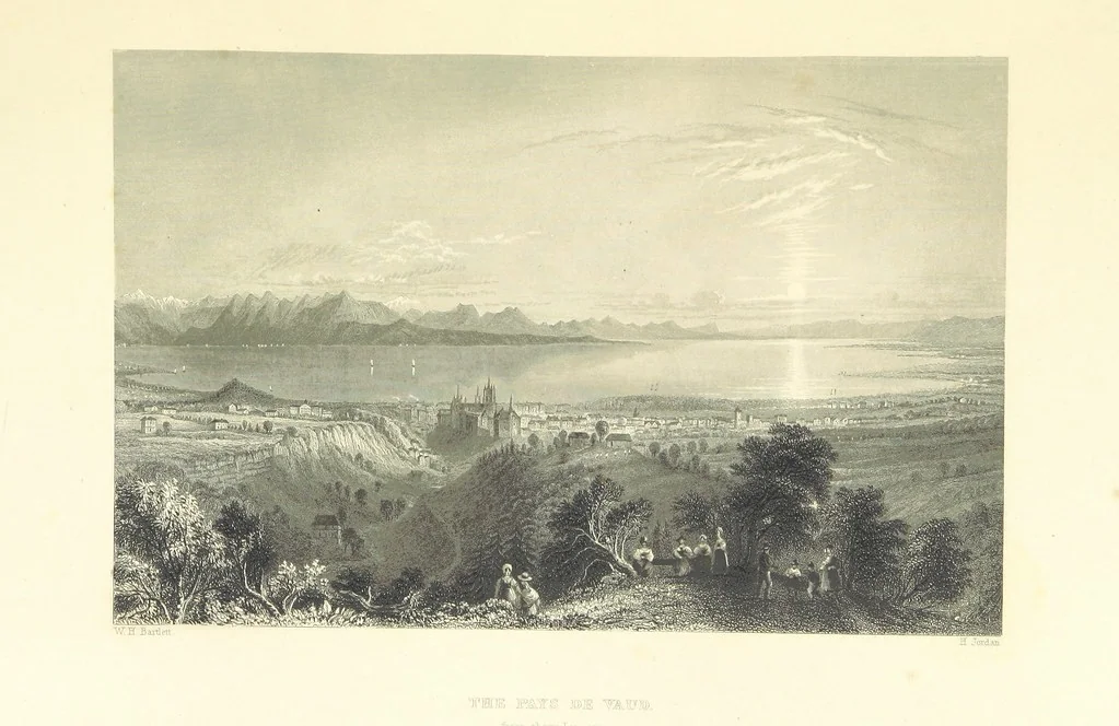 An illustration from Switzerland. Illustrated in a series of views taken expressly for this work by W. H. Bartlett. [With a map, 1836, leaf 231