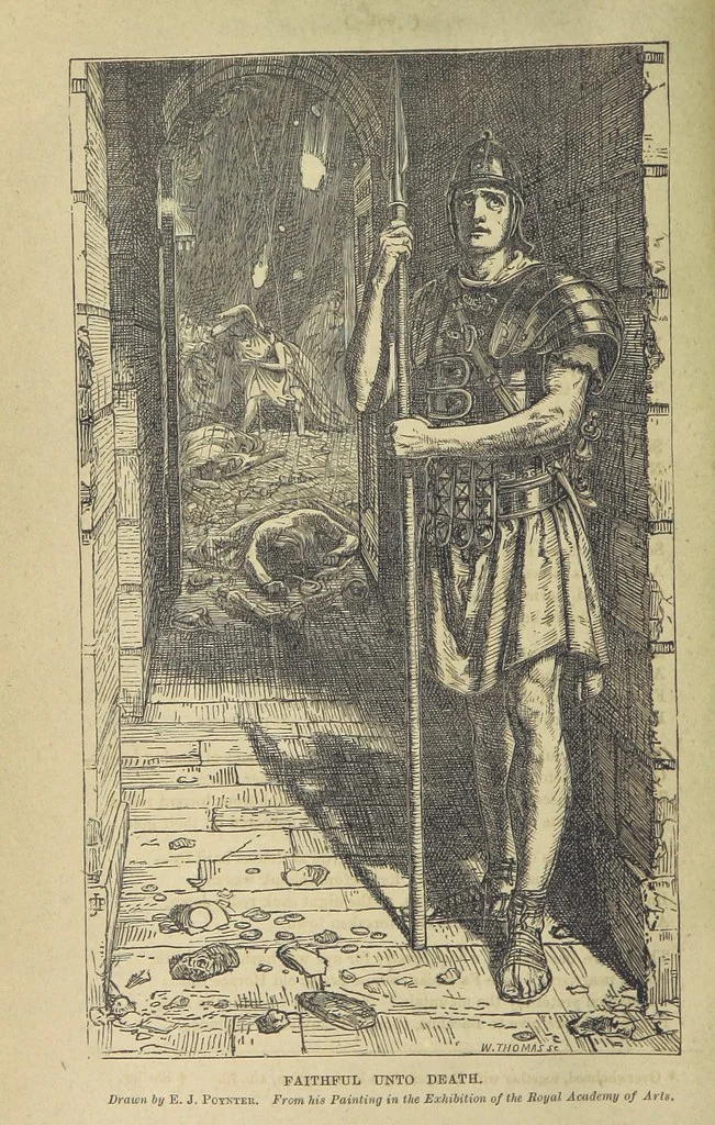 An illustration from Beeton's Brave Tales, Bold Ballads, and Travels and Perils by Land and Sea. Illustrated ... Edited by S. O. Beeton, 1872, leaf 1058