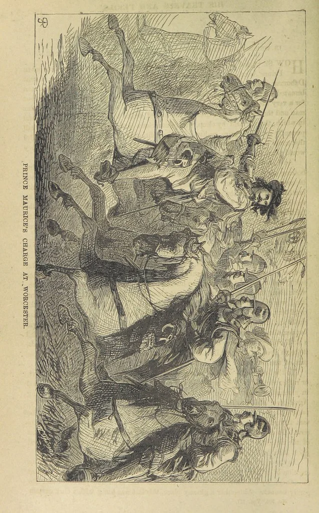 An illustration from Beeton's Brave Tales, Bold Ballads, and Travels and Perils by Land and Sea. Illustrated ... Edited by S. O. Beeton, 1872, leaf 1102