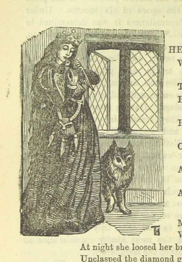 An illustration from Beeton's Brave Tales, Bold Ballads, and Travels and Perils by Land and Sea. Illustrated ... Edited by S. O. Beeton, 1872, leaf 284
