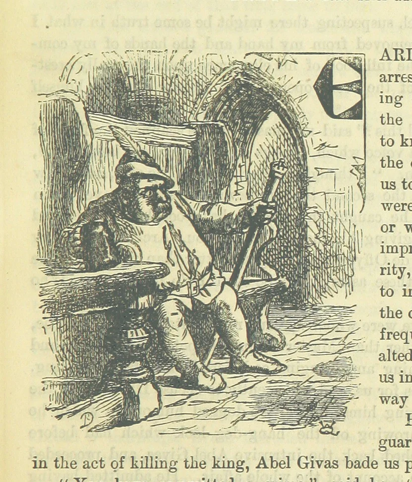 An illustration from Beeton's Brave Tales, Bold Ballads, and Travels and Perils by Land and Sea. Illustrated ... Edited by S. O. Beeton, 1872, leaf 289