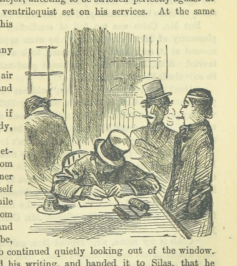 An illustration from Beeton's Brave Tales, Bold Ballads, and Travels and Perils by Land and Sea. Illustrated ... Edited by S. O. Beeton, 1872, leaf 335