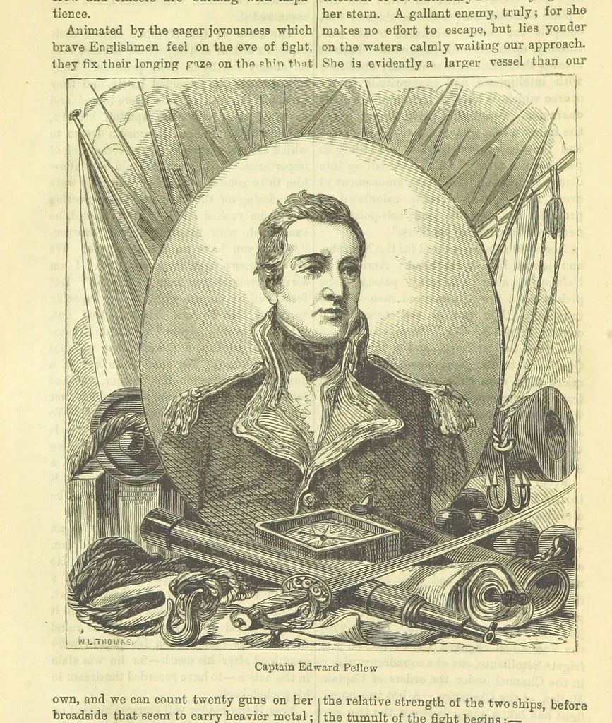 An illustration from Beeton's Brave Tales, Bold Ballads, and Travels and Perils by Land and Sea. Illustrated ... Edited by S. O. Beeton, 1872, leaf 34