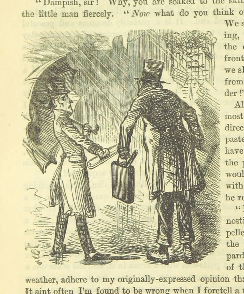 An illustration from Beeton's Brave Tales, Bold Ballads, and Travels and Perils by Land and Sea. Illustrated ... Edited by S. O. Beeton, 1872, leaf 38