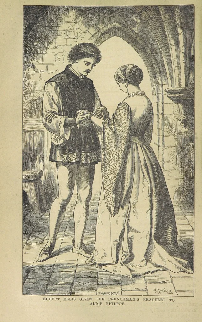 An illustration from Beeton's Brave Tales, Bold Ballads, and Travels and Perils by Land and Sea. Illustrated ... Edited by S. O. Beeton, 1872, leaf 390