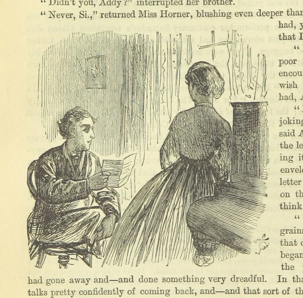 An illustration from Beeton's Brave Tales, Bold Ballads, and Travels and Perils by Land and Sea. Illustrated ... Edited by S. O. Beeton, 1872, leaf 434