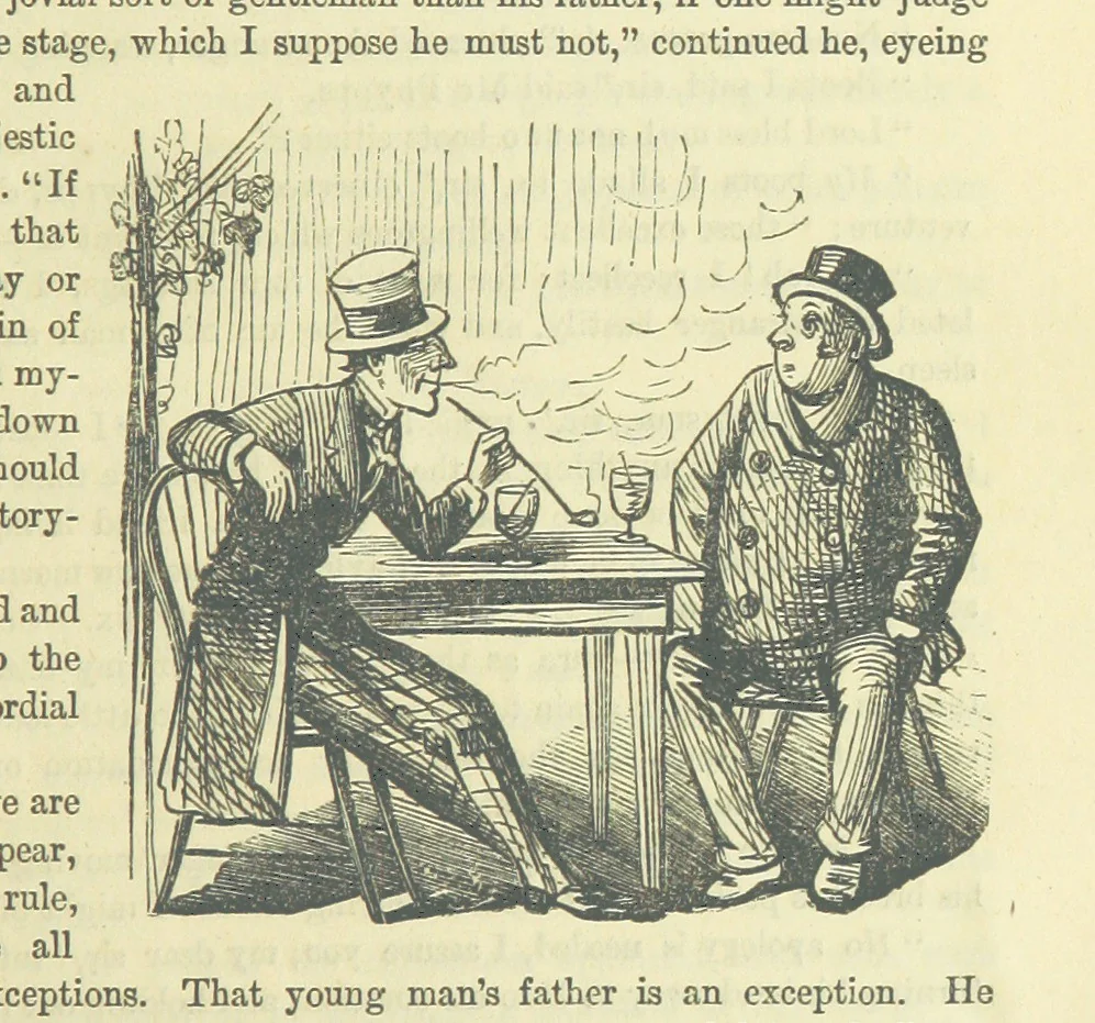 An illustration from Beeton's Brave Tales, Bold Ballads, and Travels and Perils by Land and Sea. Illustrated ... Edited by S. O. Beeton, 1872, leaf 45