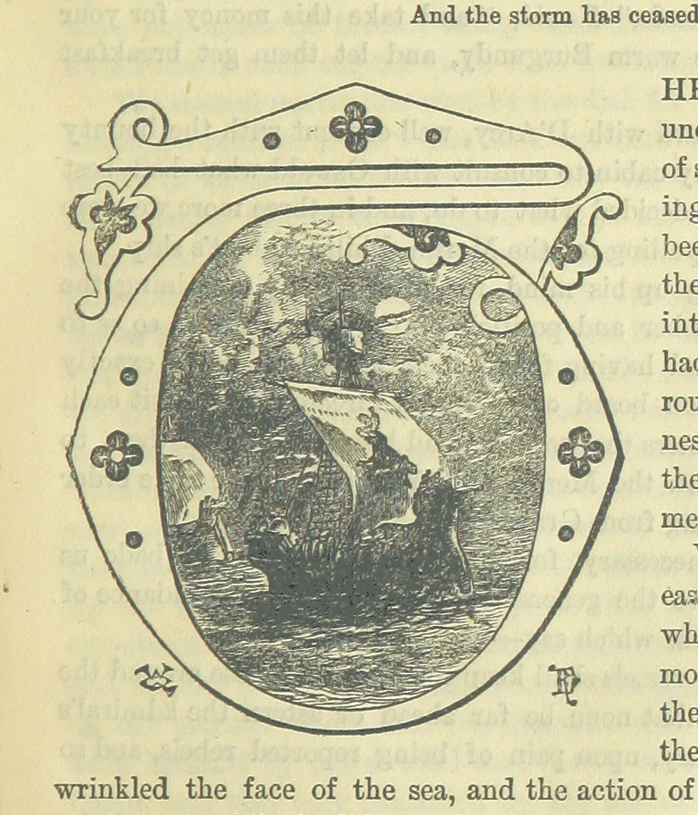 An illustration from Beeton's Brave Tales, Bold Ballads, and Travels and Perils by Land and Sea. Illustrated ... Edited by S. O. Beeton, 1872, leaf 493