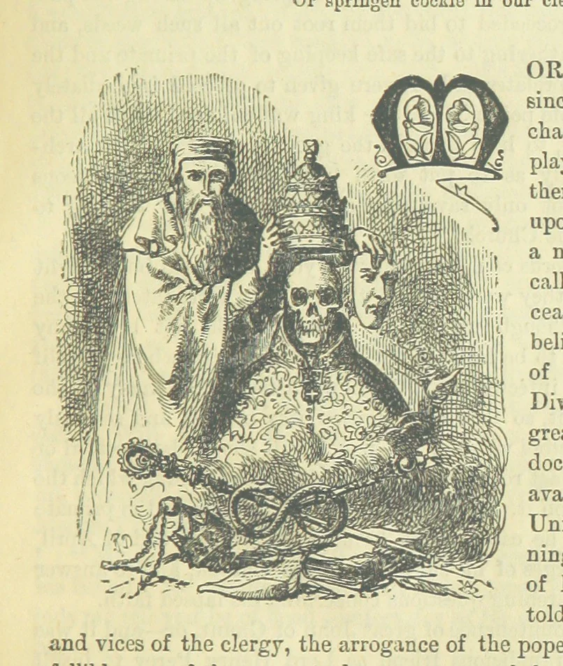 An illustration from Beeton's Brave Tales, Bold Ballads, and Travels and Perils by Land and Sea. Illustrated ... Edited by S. O. Beeton, 1872, leaf 561
