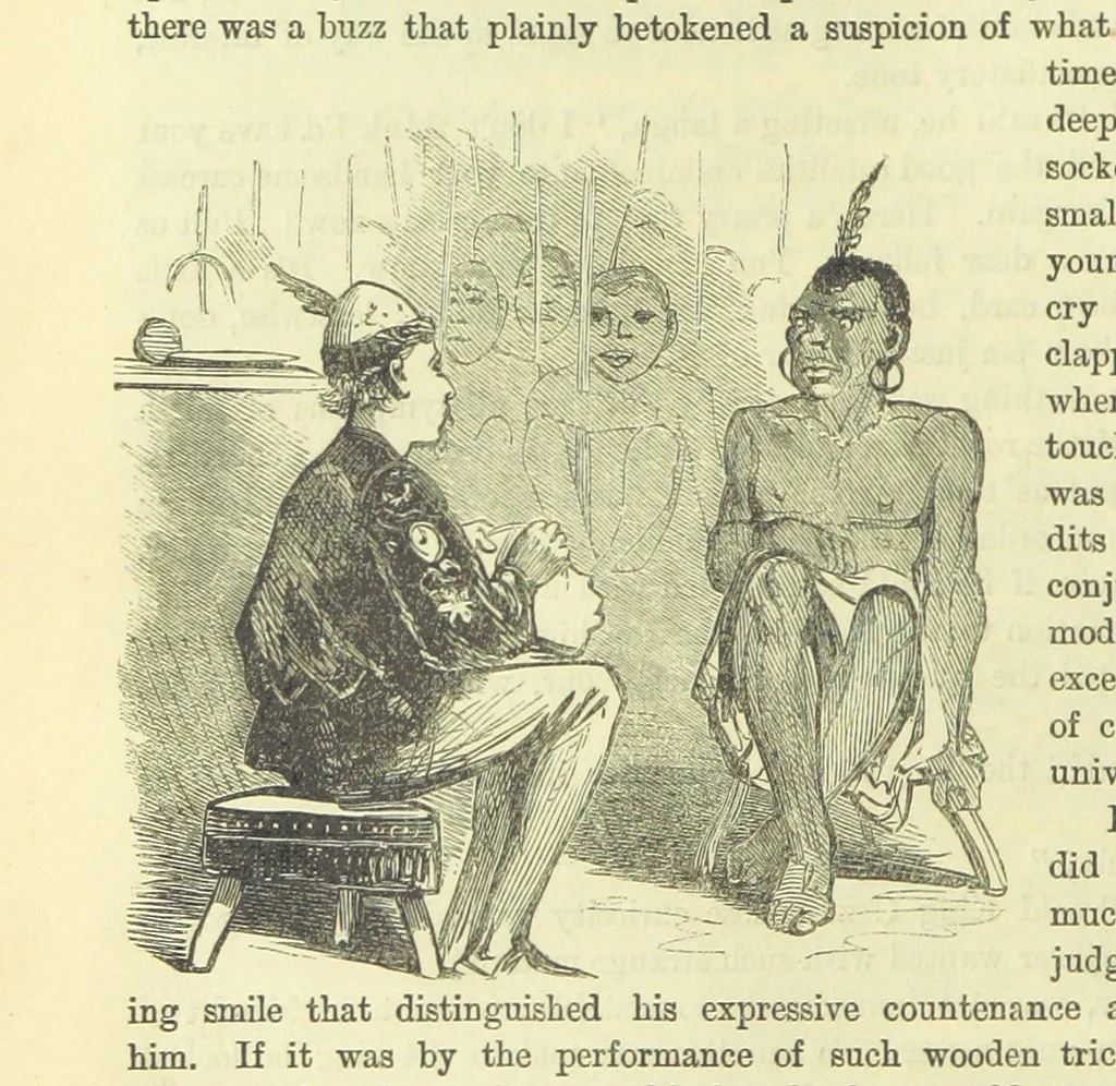 An illustration from Beeton's Brave Tales, Bold Ballads, and Travels and Perils by Land and Sea. Illustrated ... Edited by S. O. Beeton, 1872, leaf 750