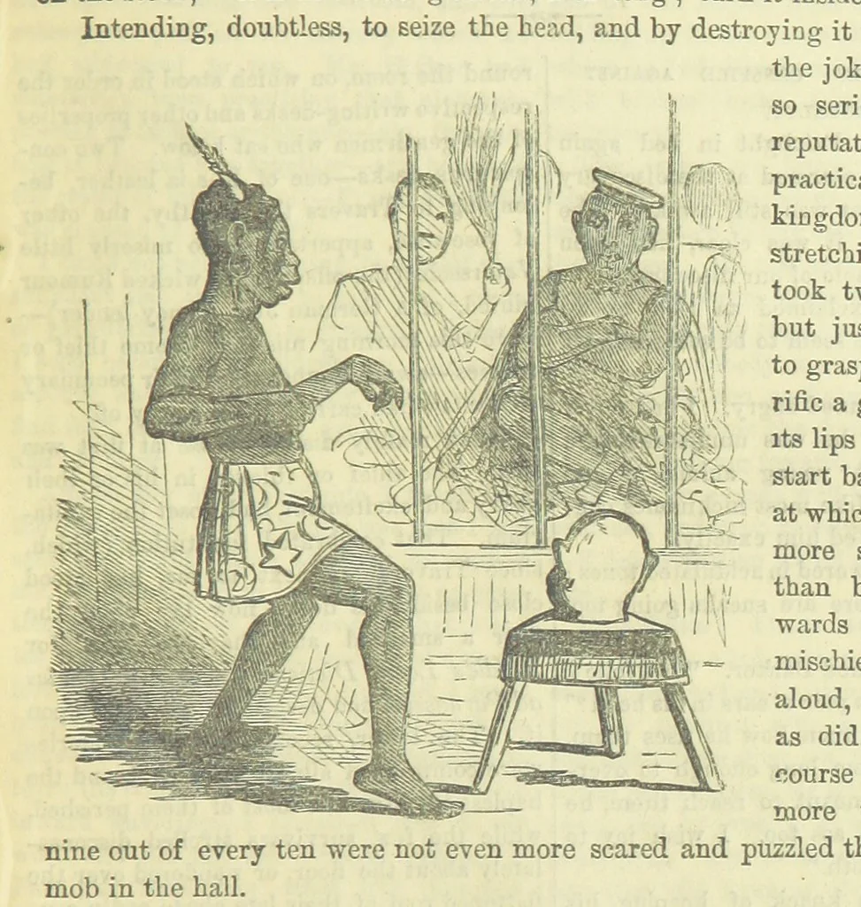An illustration from Beeton's Brave Tales, Bold Ballads, and Travels and Perils by Land and Sea. Illustrated ... Edited by S. O. Beeton, 1872, leaf 753