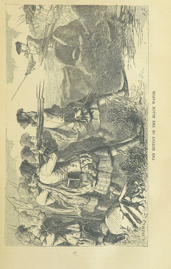 An illustration from Beeton's Brave Tales, Bold Ballads, and Travels and Perils by Land and Sea. Illustrated ... Edited by S. O. Beeton, 1872, leaf 83