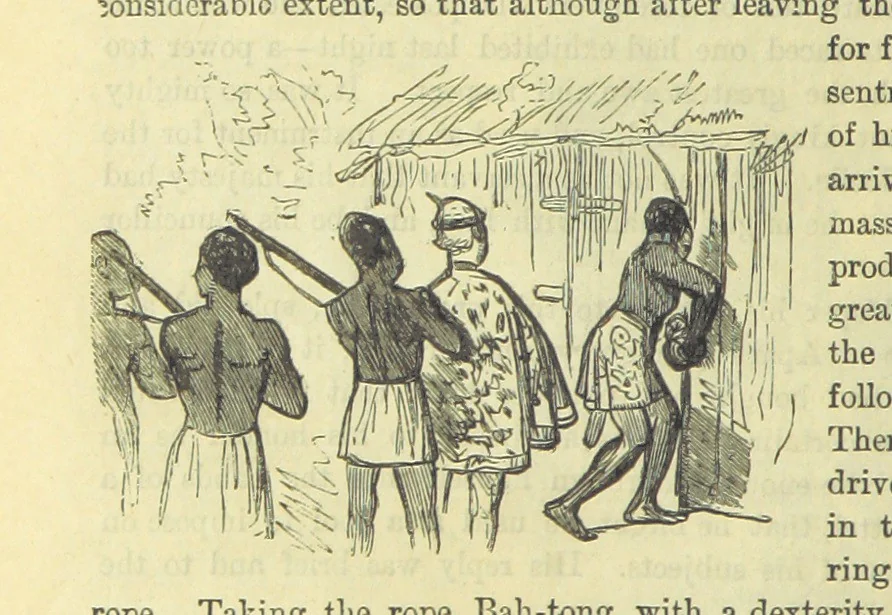 An illustration from Beeton's Brave Tales, Bold Ballads, and Travels and Perils by Land and Sea. Illustrated ... Edited by S. O. Beeton, 1872, leaf 852