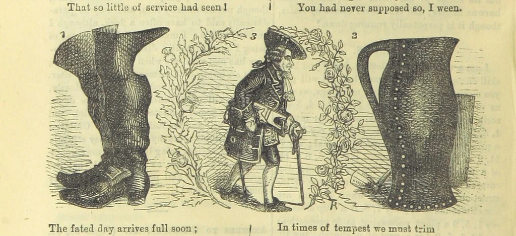 An illustration from Beeton's Brave Tales, Bold Ballads, and Travels and Perils by Land and Sea. Illustrated ... Edited by S. O. Beeton, 1872, leaf 864