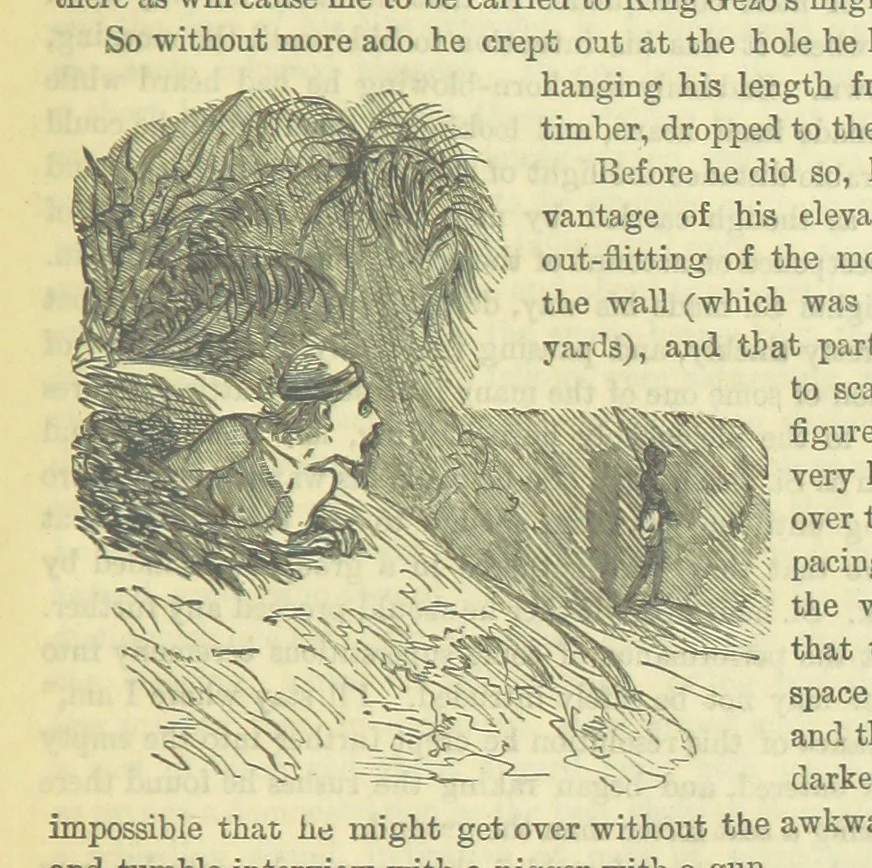 An illustration from Beeton's Brave Tales, Bold Ballads, and Travels and Perils by Land and Sea. Illustrated ... Edited by S. O. Beeton, 1872, leaf 915