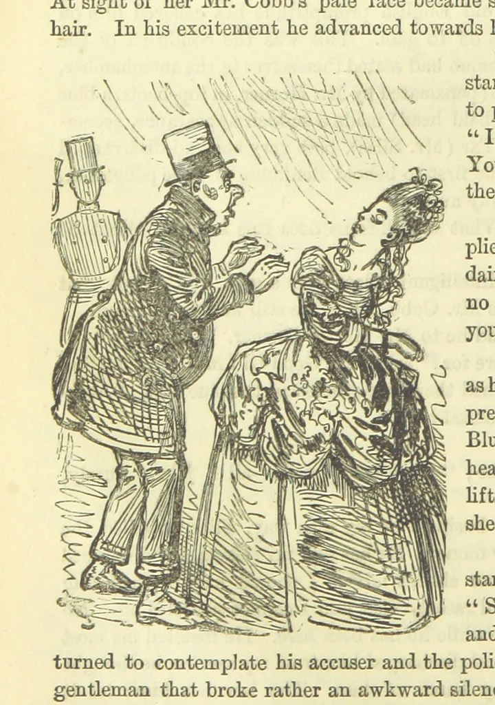 An illustration from Beeton's Brave Tales, Bold Ballads, and Travels and Perils by Land and Sea. Illustrated ... Edited by S. O. Beeton, 1872, leaf 94