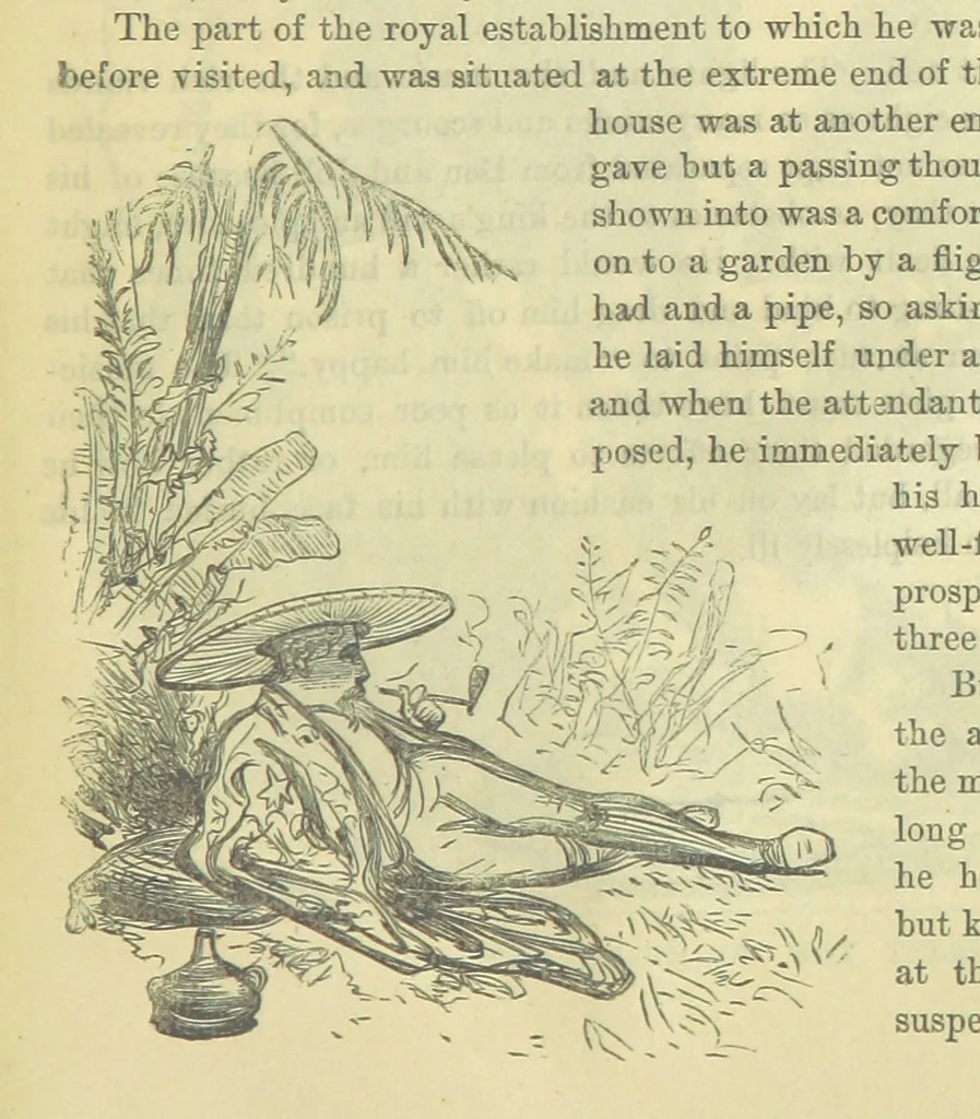 An illustration from Beeton's Brave Tales, Bold Ballads, and Travels and Perils by Land and Sea. Illustrated ... Edited by S. O. Beeton, 1872, leaf 999