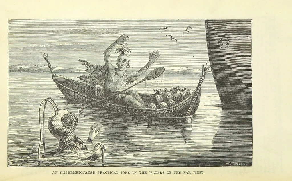 An illustration from Beeton's Historical Romances, Daring Deeds, and Animal Stories. Illustrated, etc, 1871, leaf 1073