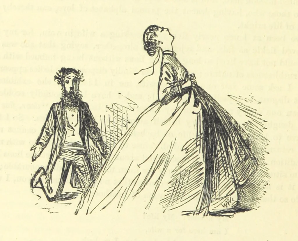 An illustration from Beeton's Historical Romances, Daring Deeds, and Animal Stories. Illustrated, etc, 1871, leaf 1094
