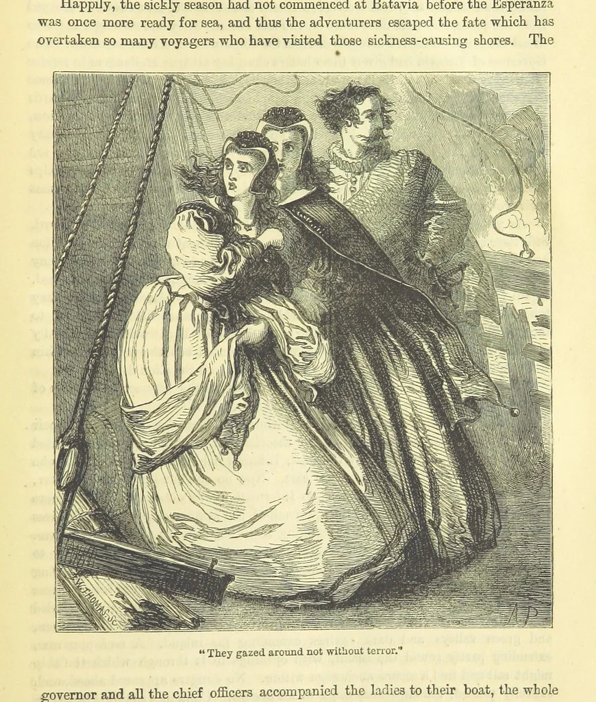 An illustration from Beeton's Historical Romances, Daring Deeds, and Animal Stories. Illustrated, etc, 1871, leaf 1139