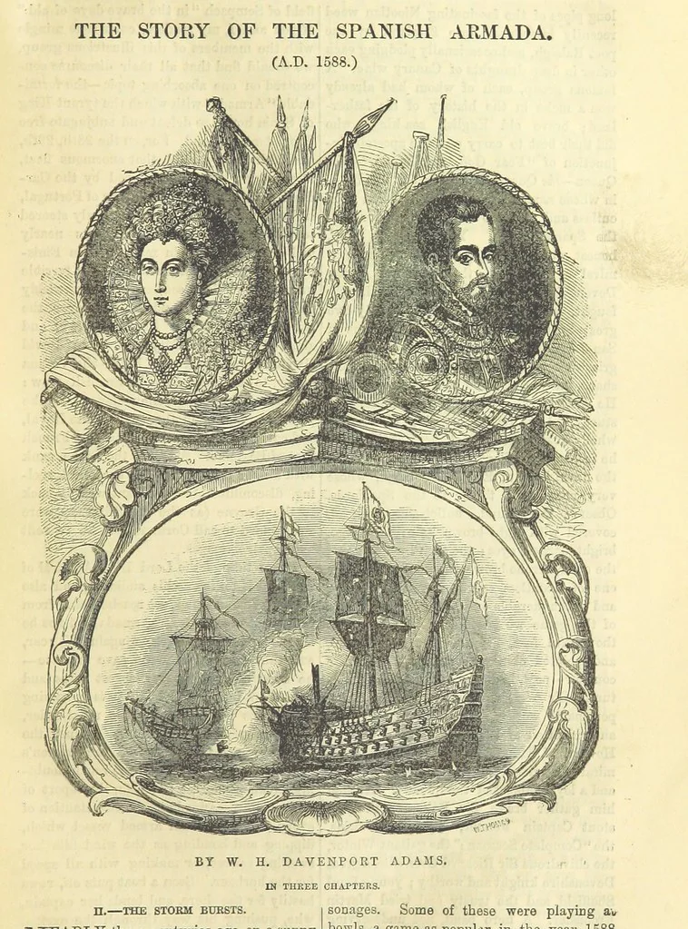 An illustration from Beeton's Historical Romances, Daring Deeds, and Animal Stories. Illustrated, etc, 1871, leaf 167