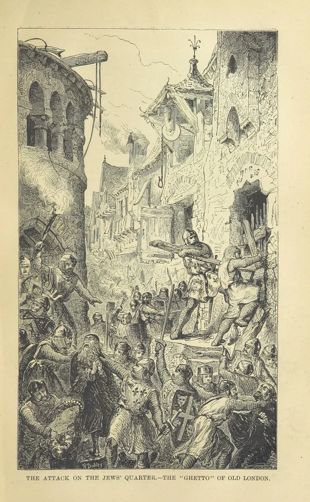 An illustration from Beeton's Historical Romances, Daring Deeds, and Animal Stories. Illustrated, etc, 1871, leaf 203