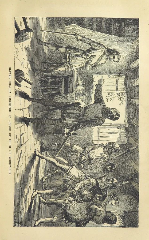 An illustration from Beeton's Historical Romances, Daring Deeds, and Animal Stories. Illustrated, etc, 1871, leaf 309
