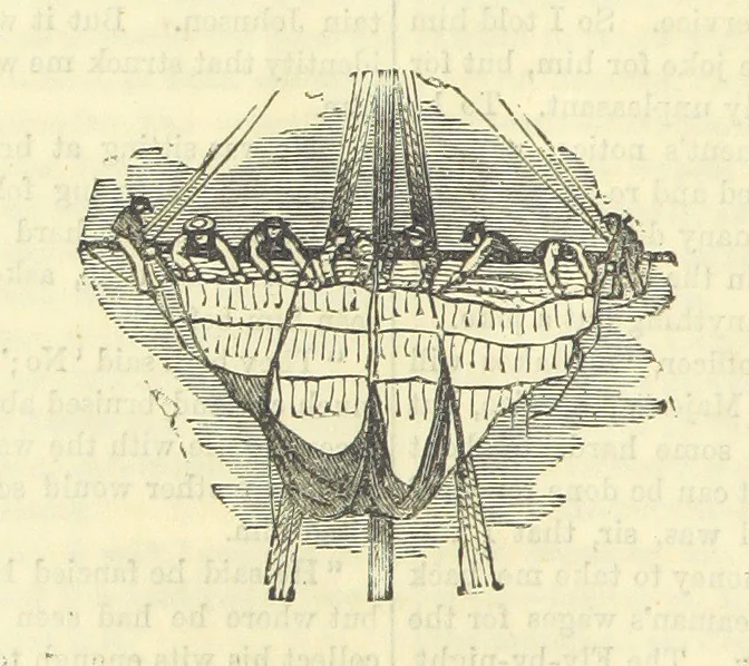 An illustration from Beeton's Historical Romances, Daring Deeds, and Animal Stories. Illustrated, etc, 1871, leaf 472
