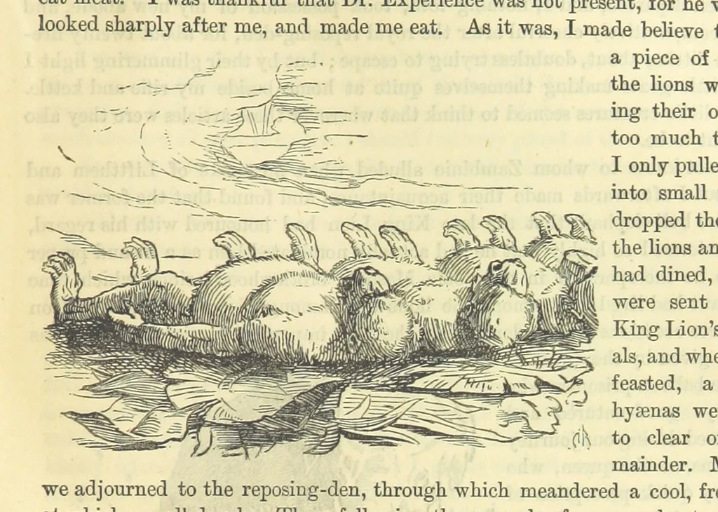 An illustration from Beeton's Historical Romances, Daring Deeds, and Animal Stories. Illustrated, etc, 1871, leaf 533