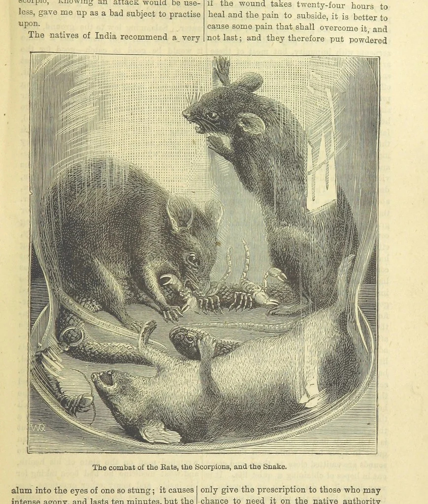 An illustration from Beeton's Historical Romances, Daring Deeds, and Animal Stories. Illustrated, etc, 1871, leaf 599