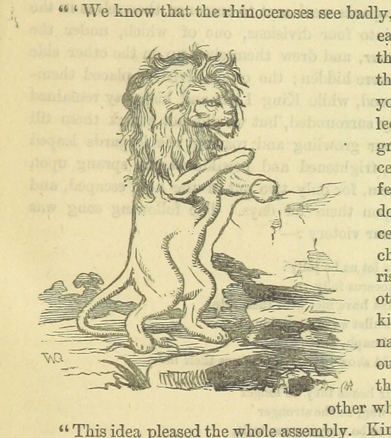 An illustration from Beeton's Historical Romances, Daring Deeds, and Animal Stories. Illustrated, etc, 1871, leaf 729