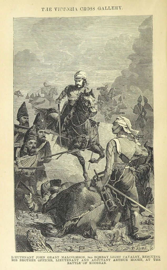 An illustration from Beeton's Historical Romances, Daring Deeds, and Animal Stories. Illustrated, etc, 1871, leaf 732
