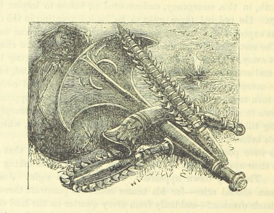 An illustration from Beeton's Historical Romances, Daring Deeds, and Animal Stories. Illustrated, etc, 1871, leaf 940