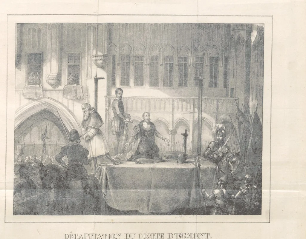 An illustration from La Belgique militaire, par quelques Officiers de l'Armée. [With plates, including portraits and maps, 1835, leaf 619