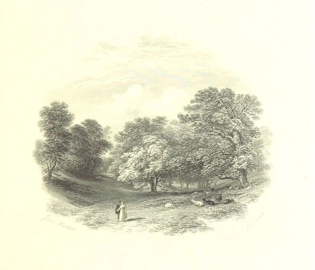 An illustration from Art and Song. A series of original ... engravings from masterpieces of art of the nineteenth century accompanied by a selection of the choicest poems in the English language. Edited by R. Bell, 1892, leaf 103