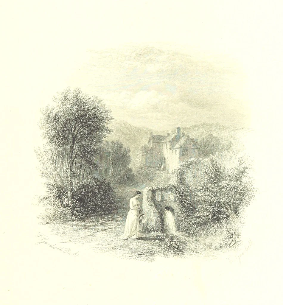 An illustration from Art and Song. A series of original ... engravings from masterpieces of art of the nineteenth century accompanied by a selection of the choicest poems in the English language. Edited by R. Bell, 1892, leaf 181