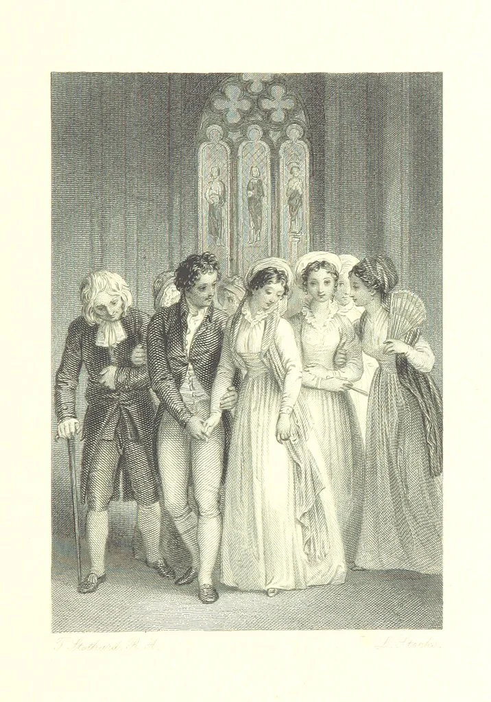 An illustration from Art and Song. A series of original ... engravings from masterpieces of art of the nineteenth century accompanied by a selection of the choicest poems in the English language. Edited by R. Bell, 1892, leaf 83
