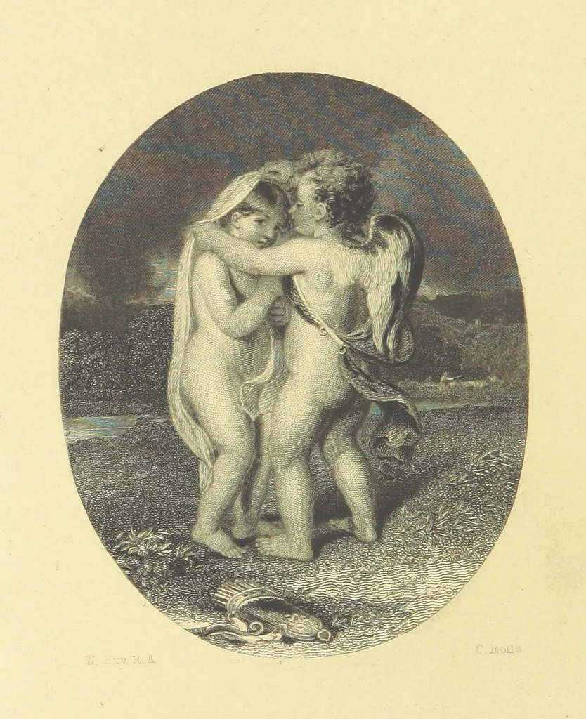 An illustration from Golden Leaves from the Works of the Poets and Painters. Edited by R. Bell, 1872, leaf 164