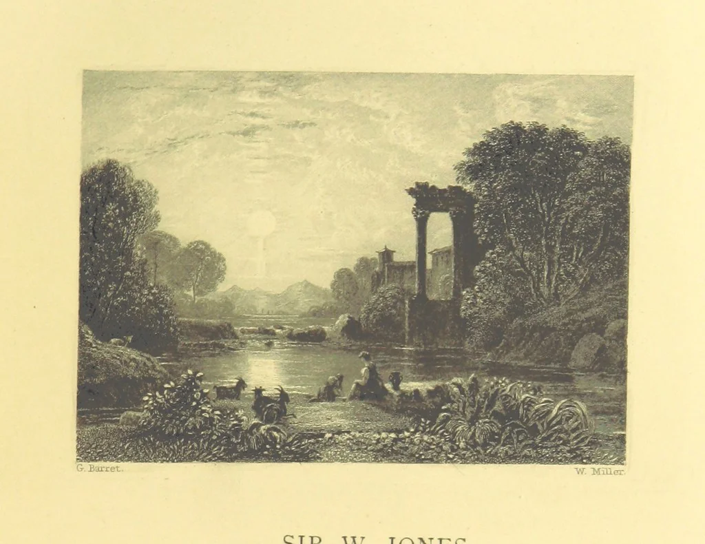 An illustration from Golden Leaves from the Works of the Poets and Painters. Edited by R. Bell, 1872, leaf 173