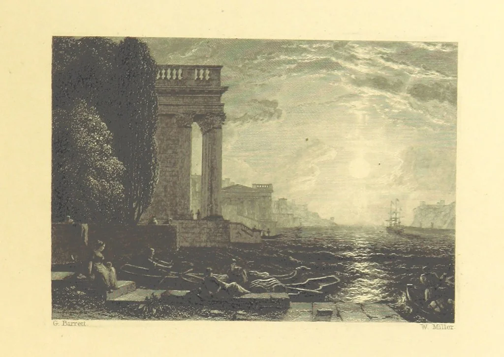An illustration from Golden Leaves from the Works of the Poets and Painters. Edited by R. Bell, 1872, leaf 243
