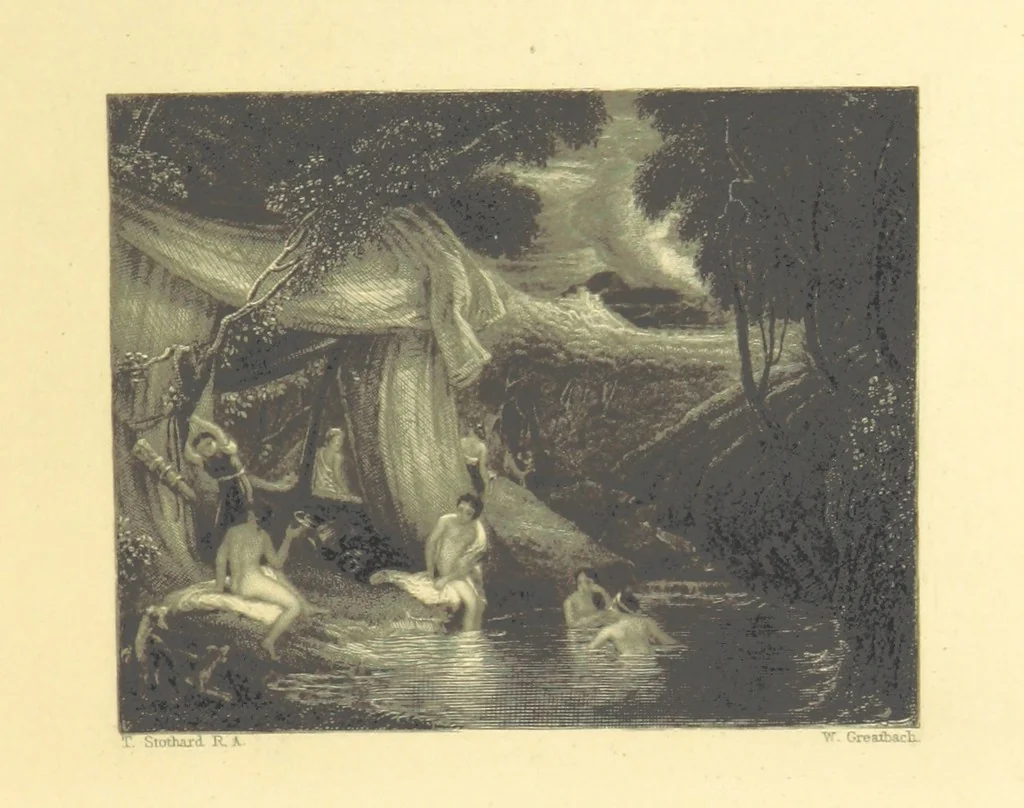 An illustration from Golden Leaves from the Works of the Poets and Painters. Edited by R. Bell, 1872, leaf 257