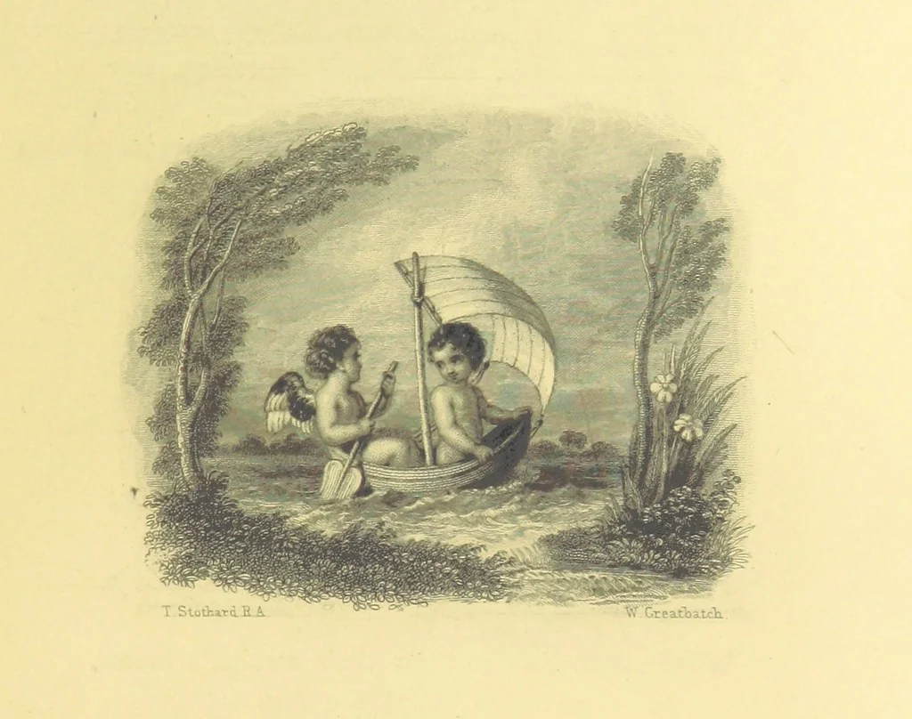 An illustration from Golden Leaves from the Works of the Poets and Painters. Edited by R. Bell, 1872, leaf 279