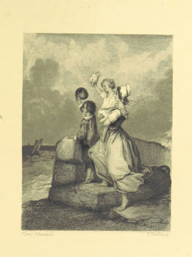 An illustration from Golden Leaves from the Works of the Poets and Painters. Edited by R. Bell, 1872, leaf 315