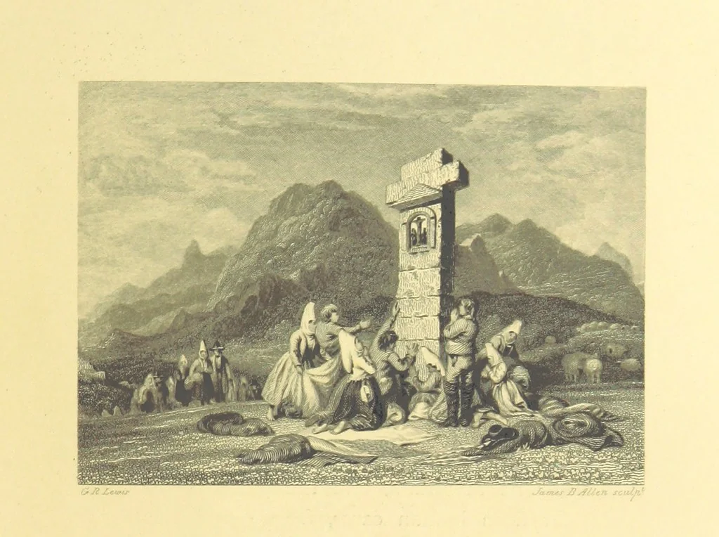 An illustration from Golden Leaves from the Works of the Poets and Painters. Edited by R. Bell, 1872, leaf 331