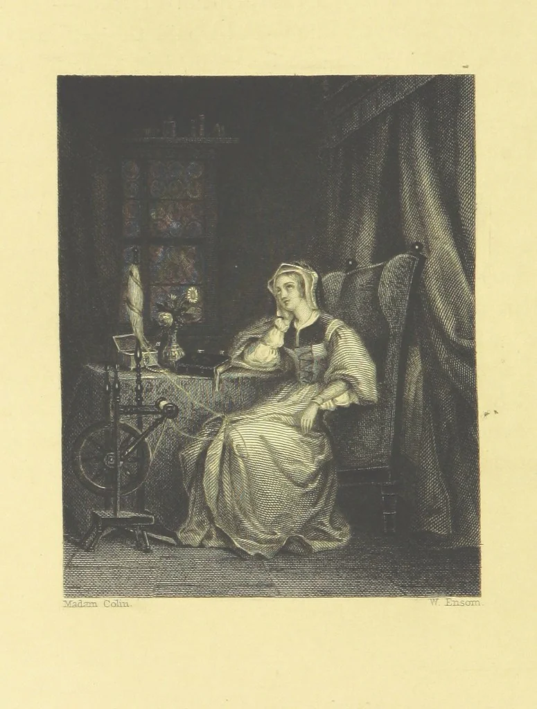 An illustration from Golden Leaves from the Works of the Poets and Painters. Edited by R. Bell, 1872, leaf 358